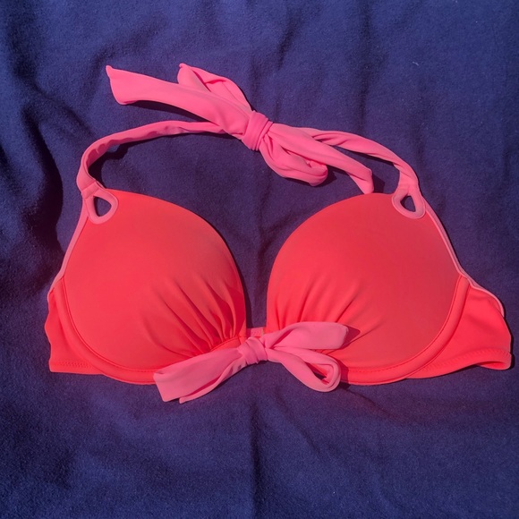 34B Victoria’s Secret Push Up Bikini Swim Top Pink